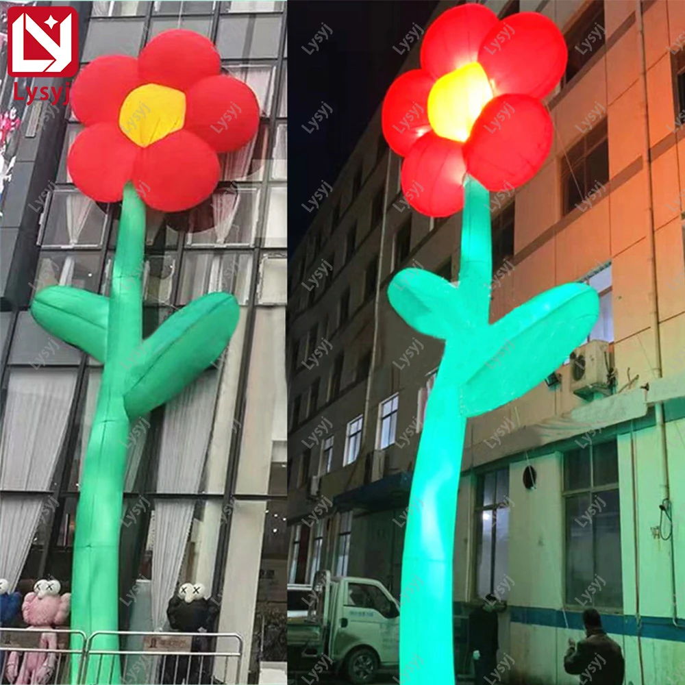 Гигантские надувные растения из Оксфорда на заказ сценическое наземное