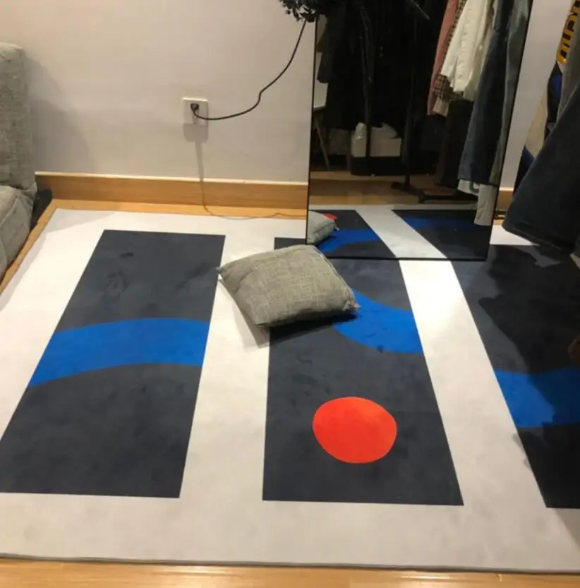 NEW Abstract Art Large Area Rugs Geometric Moroccan Ethnic Bedroom Living Room Non-Slip Floor Mat Home Decor Sofa Table Carpets | Дом и сад