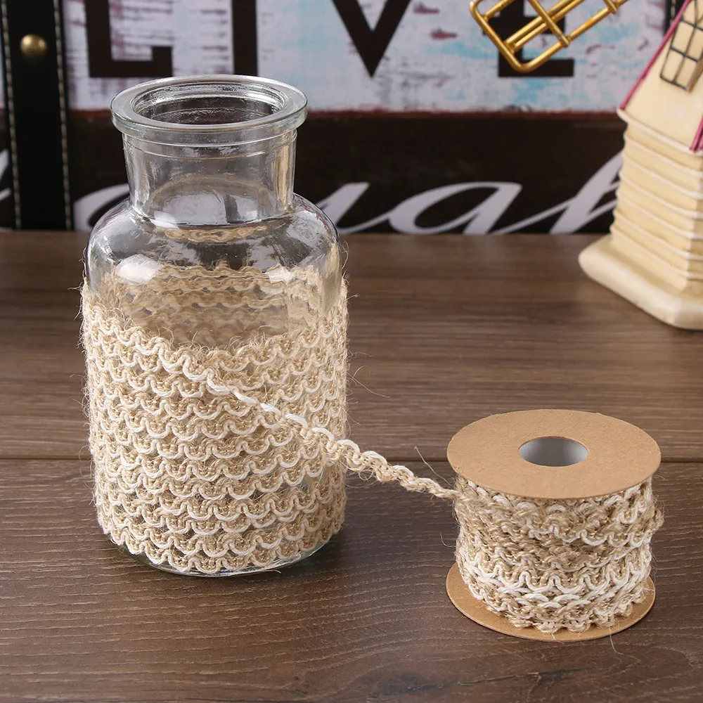 5/10 м новый натуральный Винтаж ручной работы плетеная пеньковая веревка для