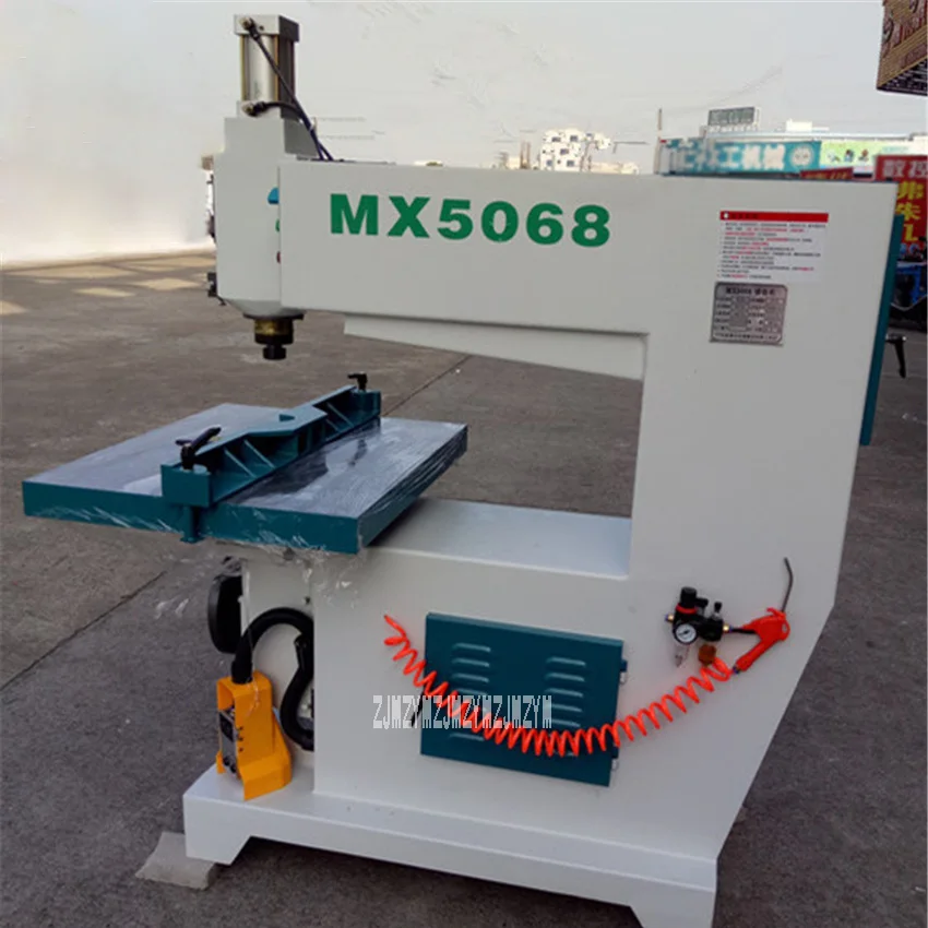 

MX5068 односкоростной деревообрабатывающий фрезерный станок пневматический обрезной станок Настольный деревообрабатывающий станок 380 В 3-4кв...