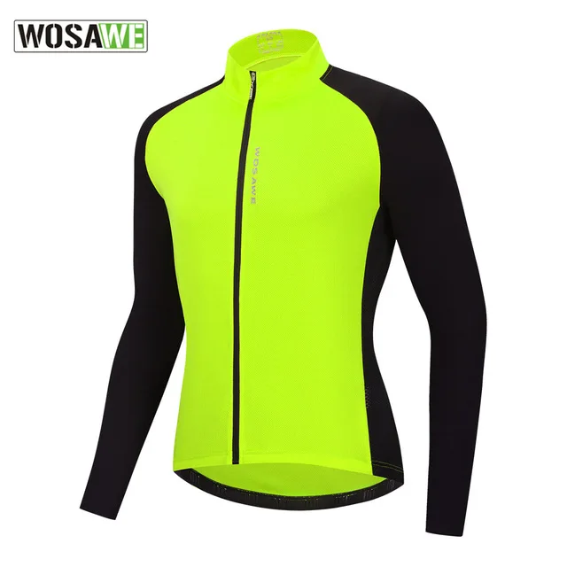 WOSAWE новинка мужские и женские велосипедные рубашки с длинным рукавом джерси