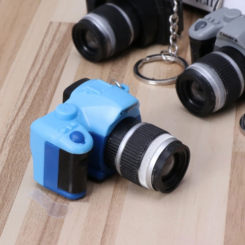 Mini Digital Reflex DSLR Camera LED Flash Light Torch Shutter Sound Keychain | Украшения и аксессуары