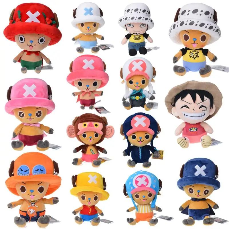 

Cute Kawaii ONE PIECE 30cm Monkey D. Luffy Tony Tony Chopper Anime Plush Child Birthday Gift Plush Doll Pendant