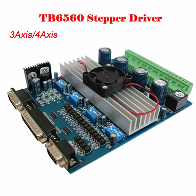 

CNC Stepper Motor Driver Controller Board 3.5A 3 Axis TB6560 Mach3 CNC Controller 2 or 4 Phase for DIY CNC Engraving Machine