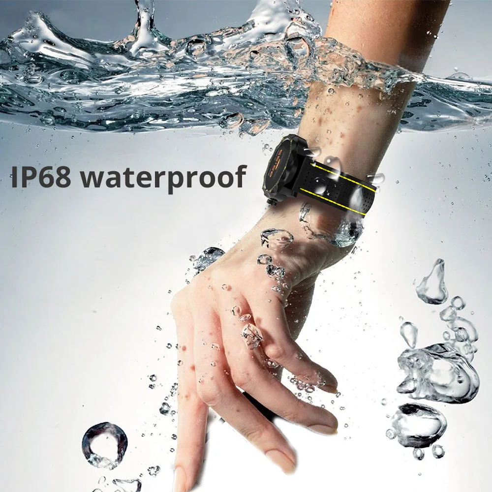 Смарт часы SKY 1 для мужчин IP68 Водонепроницаемый трекер фитнес активности Smartwatch с
