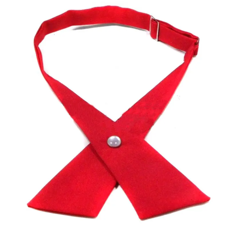 Регулируемый галстук-бабочка для мужчин и женщин однотонный Повседневный