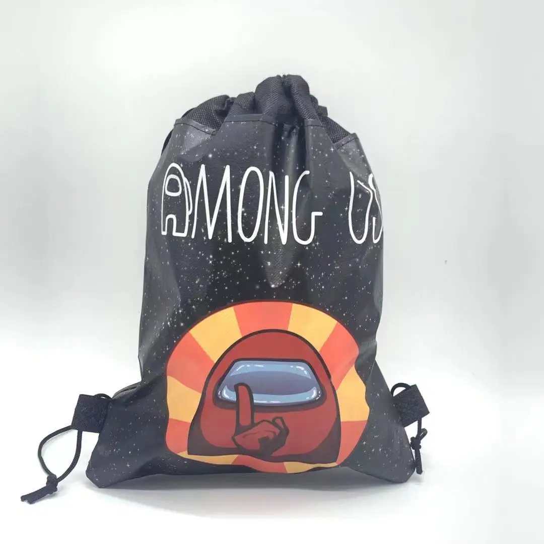 

8Pcs/60Pcs High-Quality Video Game Drawstring Bags Kids Travel Pouch Storage Clothes Shoes Gift Bags School Backpack 27x34cm