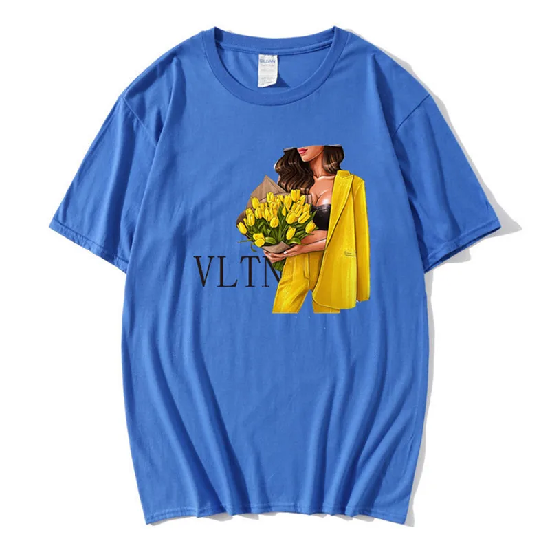 

Summer Femme Top Ladies T-shirt My Gift Shirt Ladies T-shirt Femme Casual Harajuku Round Neck Short Sleeve T-shirt 16 Colors