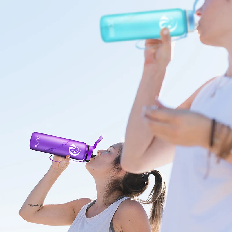 Новая шейкер для воды ZORRI Спортивная бутылка модная без БФА портативная туризма и