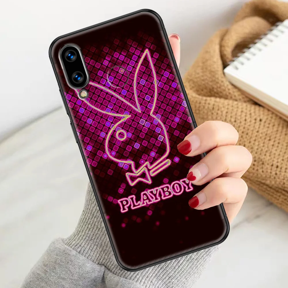 

Brand Playboys Fashion Phone case For Huawei Honor 6 7 8 9 10 10i 20 A C X Lite Pro Play black art cover pretty funda silicone