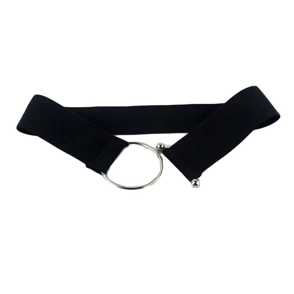 Женский пояс простой Круглый Пряжка эластичный стрейч корсетный пояс|Женские