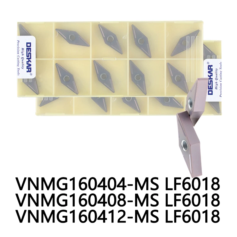 

10 шт., настольная фреза LF6018 160408 160412-MS LF6018, токарные инструменты, фреза для обработки нержавеющей стали