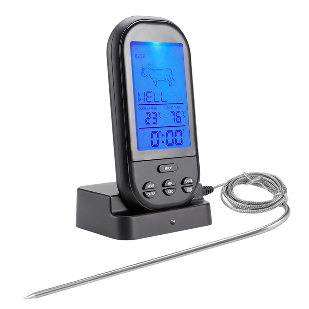 Цифровой беспроводной термометр для домашнего приготовления пищи мяса |