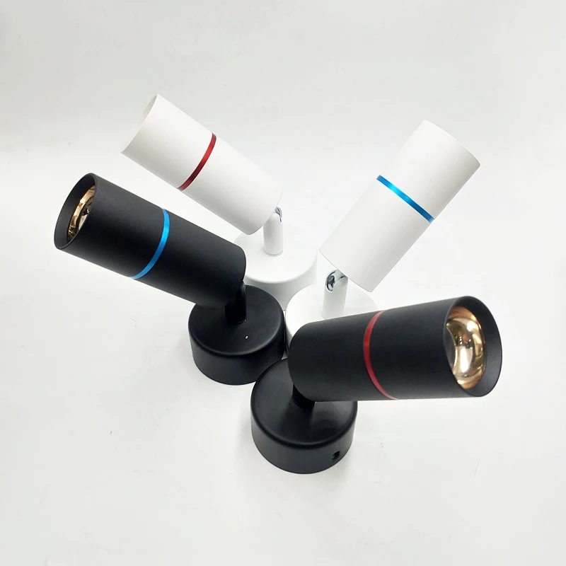 Разноцветные Диммируемые вращасветодиодный на 360 ° светодиодные светильники COB 5