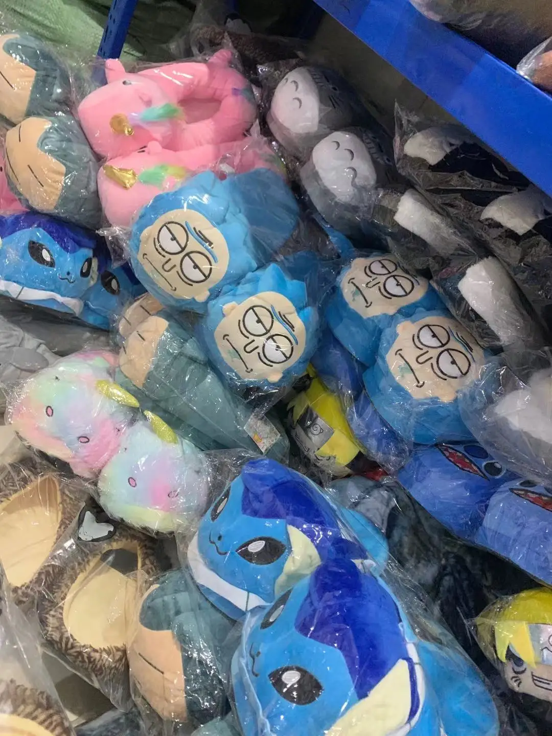 Зимние теплые Мультяшные тапочки HKSNG Хаски Пингвин медведь Нескользящая