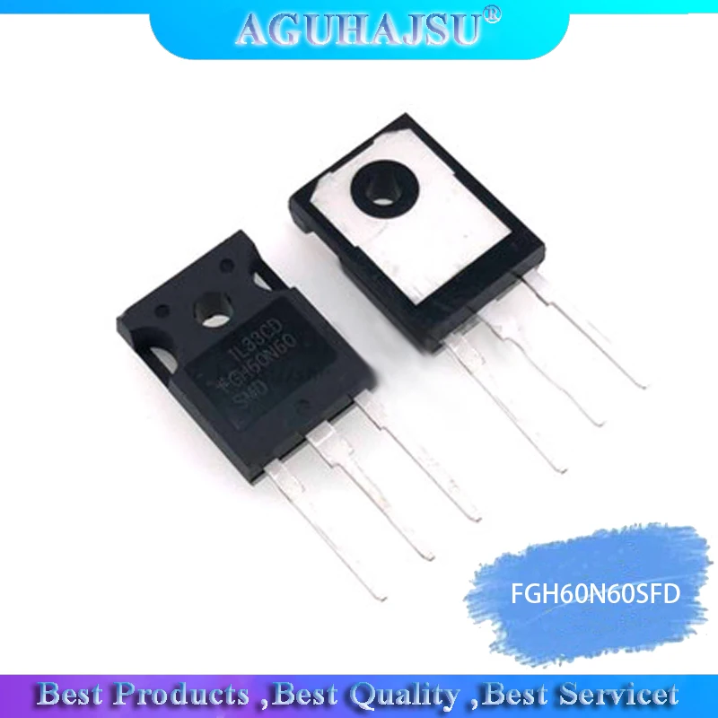 1 шт./лот FGH60N60SFD FGH60N60 60N60 IGBT 600V 120A 378W TO 247|integrated circuit|circuit integre |