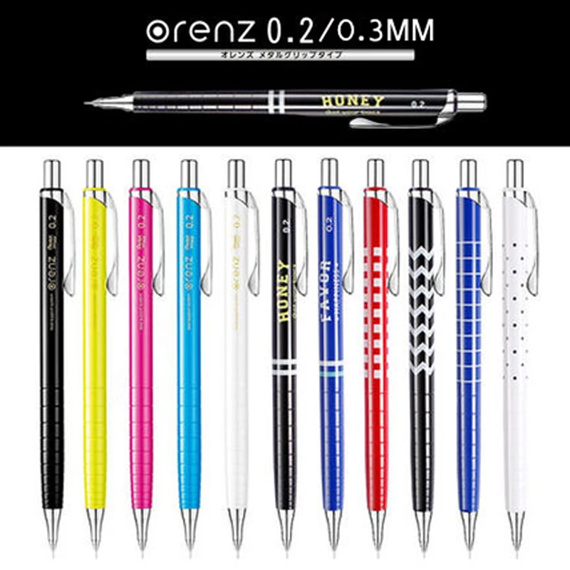 1 шт. механический карандаш Pentel 0 2/0 3 мм Orenz рисунок скетч неразрывный свинцовый