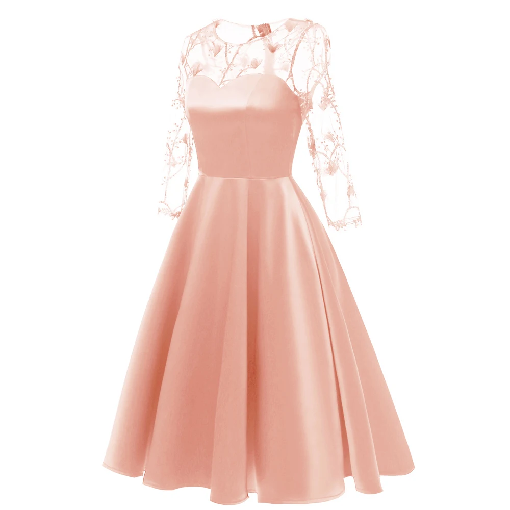 Женское атласное кружевное платье бордовое розовое винно красное миди с