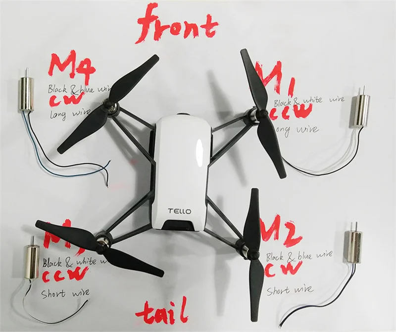 Электродвигатель по часовой стрелке (CW) и электродвигатель против стрелки (CCW) для