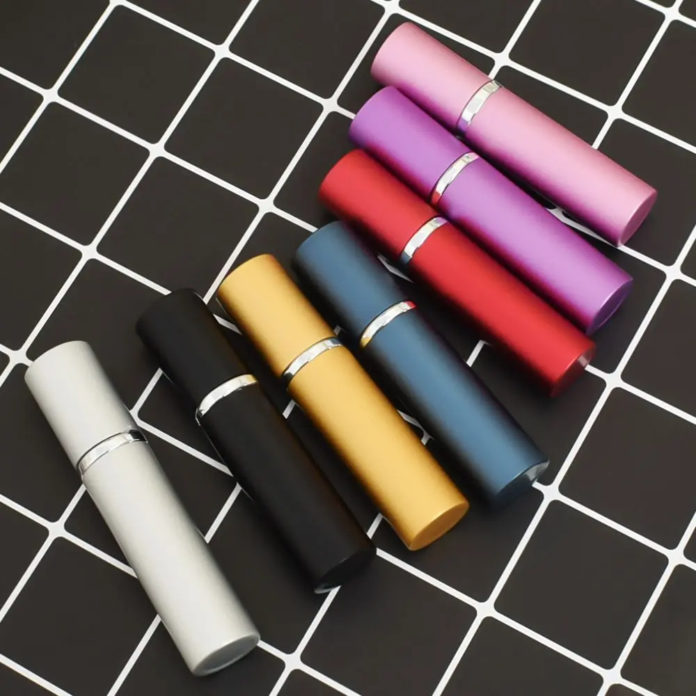 5/10ML Mini Portable Aluminum Refillable Perfume Bottle With Spray Empty Cosmetic Containers Atomizer Travel Accessories | Красота и
