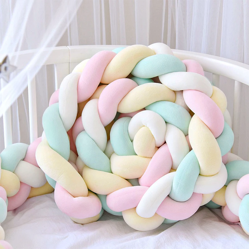 Подушка бампер плюшевая в оплетке 1/2/3/4 м|Подушка| |