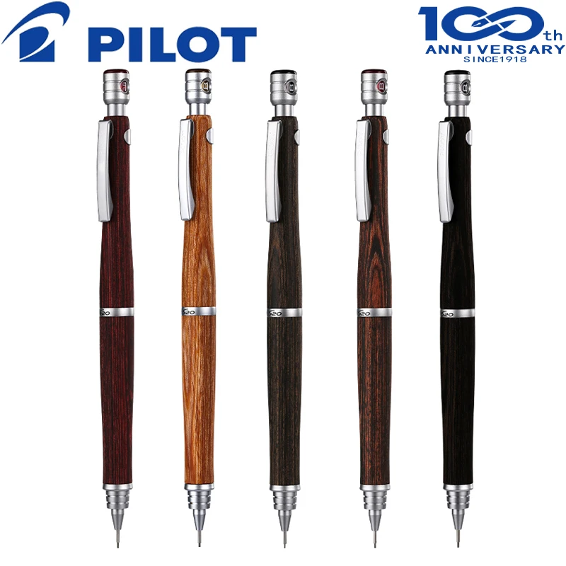 

1PCS Japan PILOT Mechanical Pencil HPS-2SK 0.3/0.5mm Hippo Wood Pole Low Center of Gravity Professional Drawing Activity Pencil