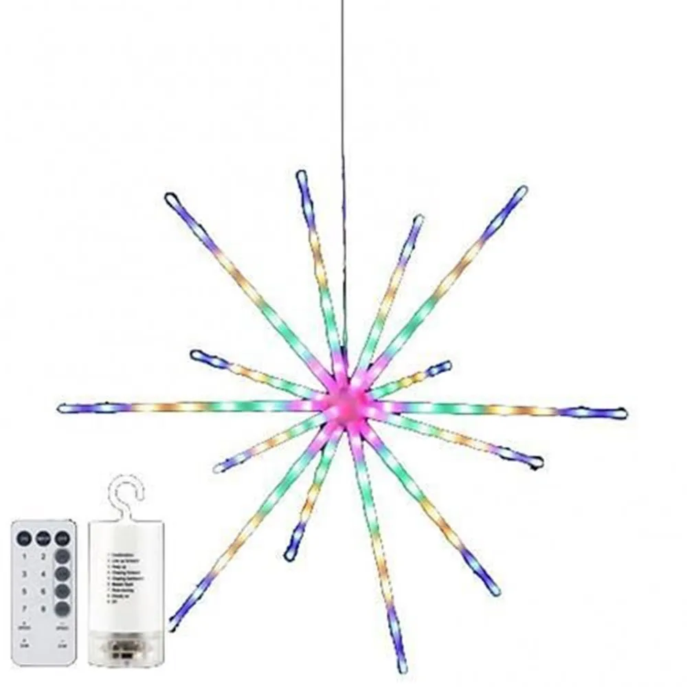 

LED Meteor Shower String Lights With Controller 8 Modes Hanging Firework Lamp New Year Wedding Garland Lights Festival Decor