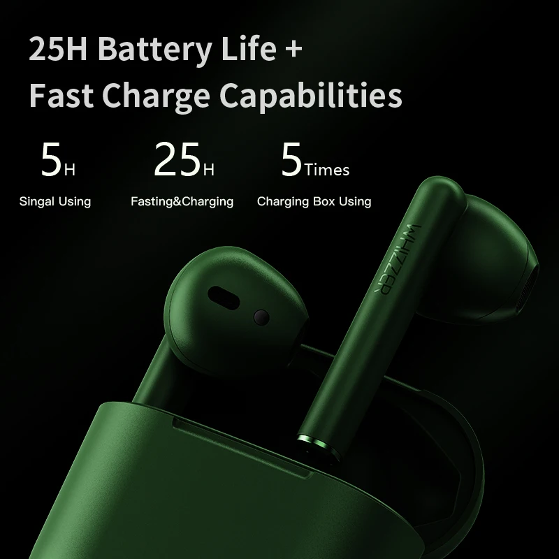 Whizzer B7 BravoPods TWS Bluetooth 5 0 Беспроводные наушники с голосовым управлением