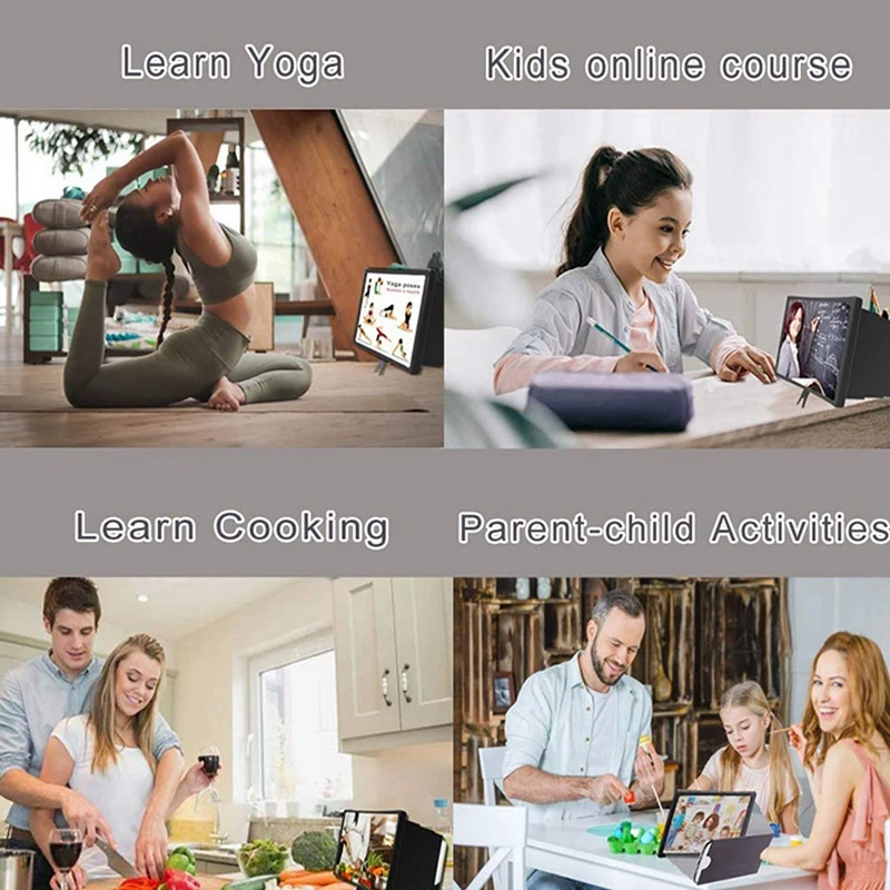 

Screen Magnifier for Cell Phone, 3D Phone Screen Magnifier with 18 Pcs Pumice Stones Sticks Cleaner