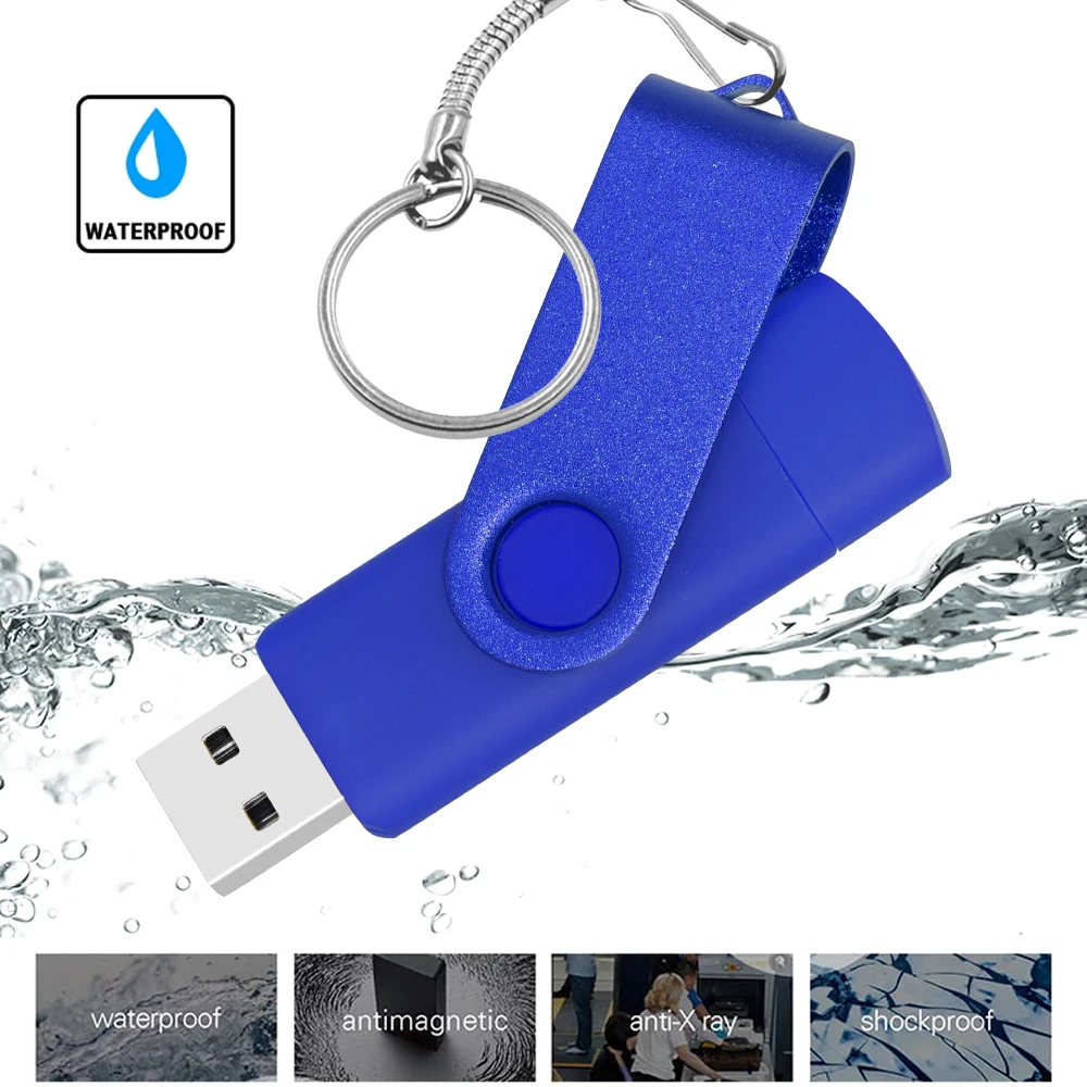 USB флеш накопитель 3 в 1 OTG usb 2 0 128/256 ГБ|USB флэш-накопители| |