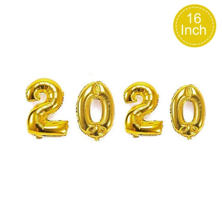 Gold 2020 Noel Рождественское украшение для рождественские украшения для дома деревянная подвеска Рождественский Декор рождественские воздушные шары - Цвет: Gold 2020