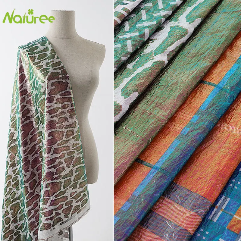 145 см печатная ткань геометрический принт змеиная Леопардовый для женской одежды