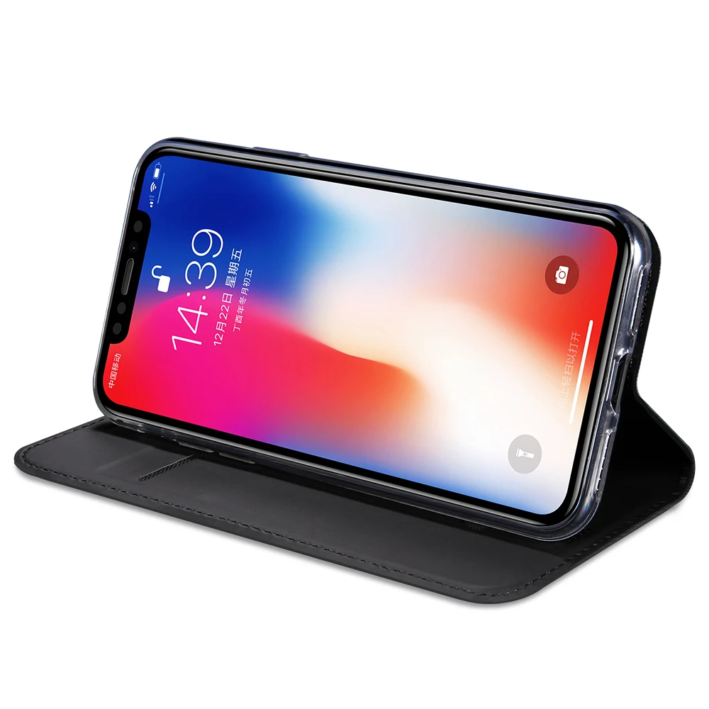 Роскошный кожаный флип-чехол для IPhone X XS Max 7 8 6S Plus SE чехол-книжка Apple XR 11 Pro чехол Hoesje