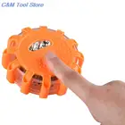 Новинка 2021, светодиодные дорожные сигналы, аварийный дисковый безопасный фонарь, мигающий дорожный маячок Предупреждение мигающий предуПредупреждение ительный фонарь