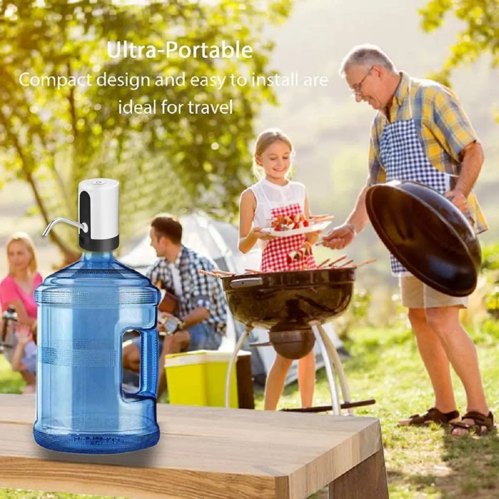 

Automatic Electric Water Dispenser Portable Pressure Pump 2-5 Gallon Drinking Bottle USB Rechargeable Water Pump Machine