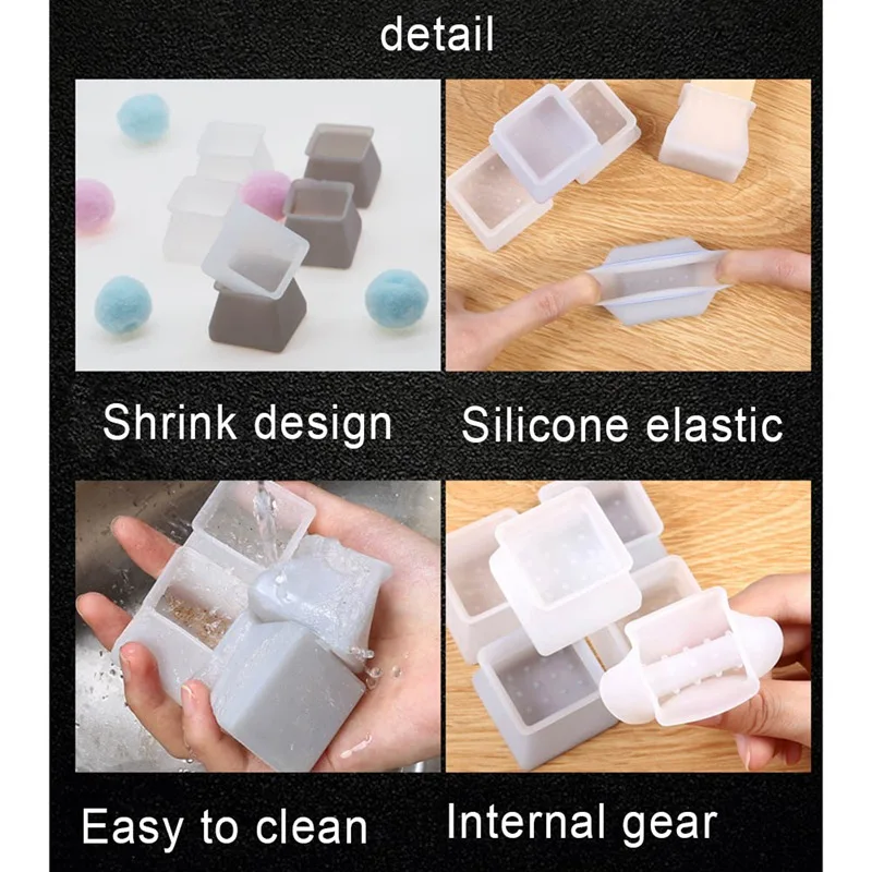 

4Pcs/Set Silicone Table Foot Cover Socks Chair Leg Covers Anti-slip Prevent Scratches Feet Protector Pads
