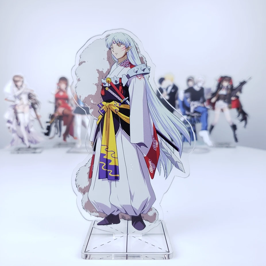 Аниме Inuyasha Sesshoumaru прозрачное настольное украшение Коллекционная модель игрушка