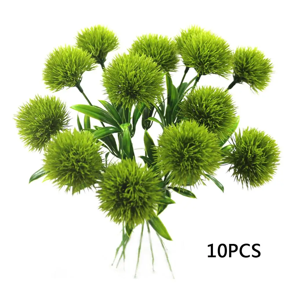 10 шт. моделирование растений Моделирование Пластиковые цветочные композиции