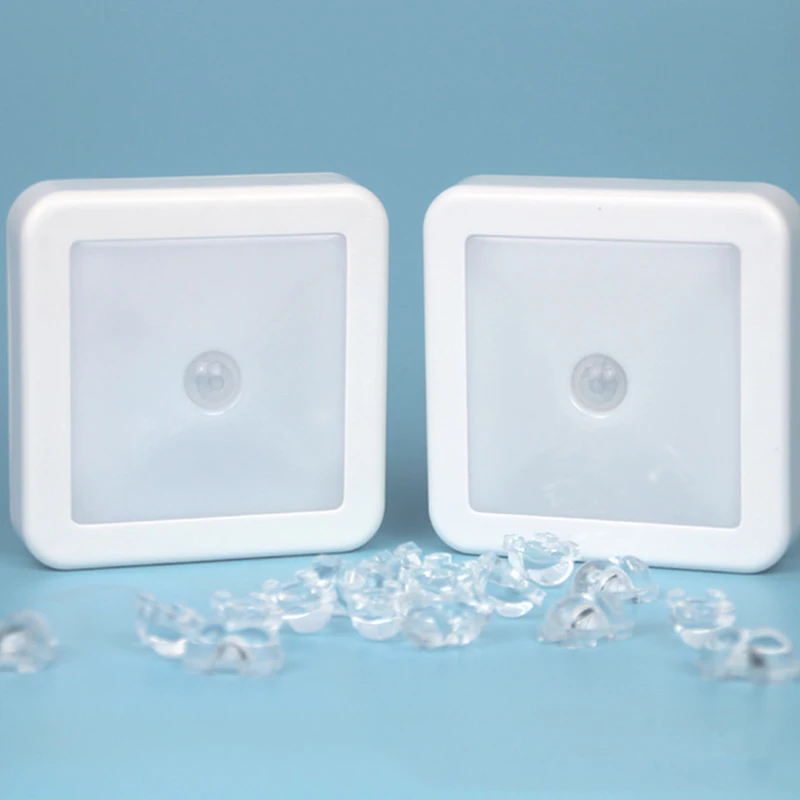 

Human body induction LED night light Battery-powered WC bedside light Room corridor walkway toilet