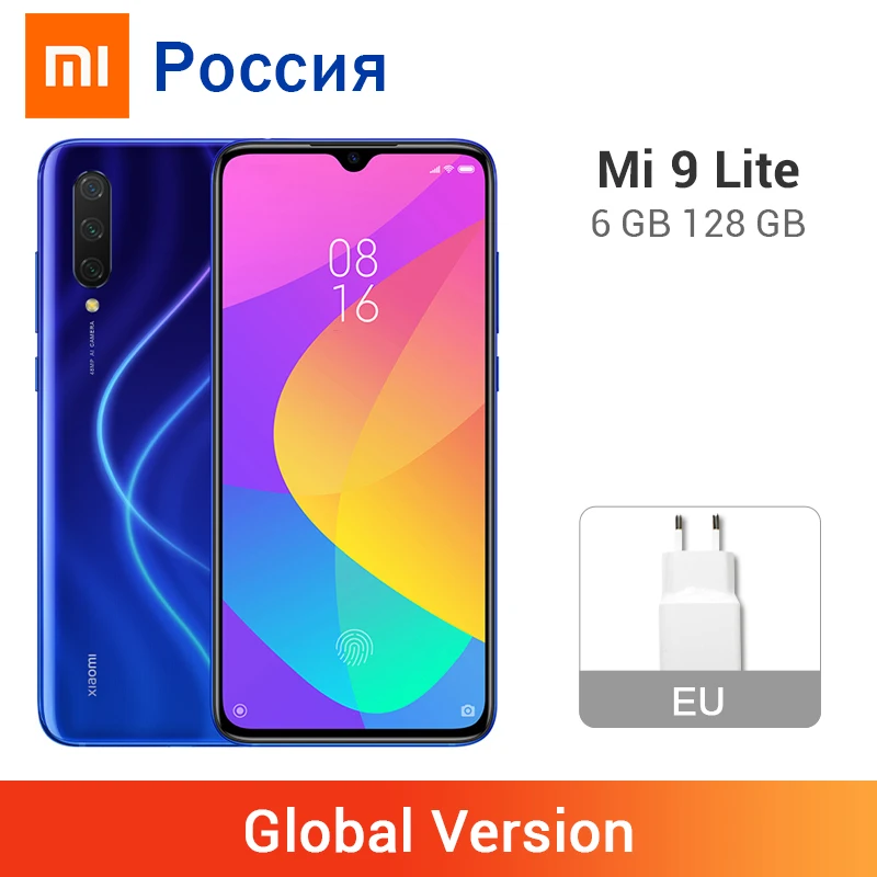 Global Version Xiaomi Mi 9 Lite 128GB ROM 6GB RAM(CC9) 48MP Triple Camera Snapdragon 710 NFC 6.39" AMOLED Screen Mobile Phone