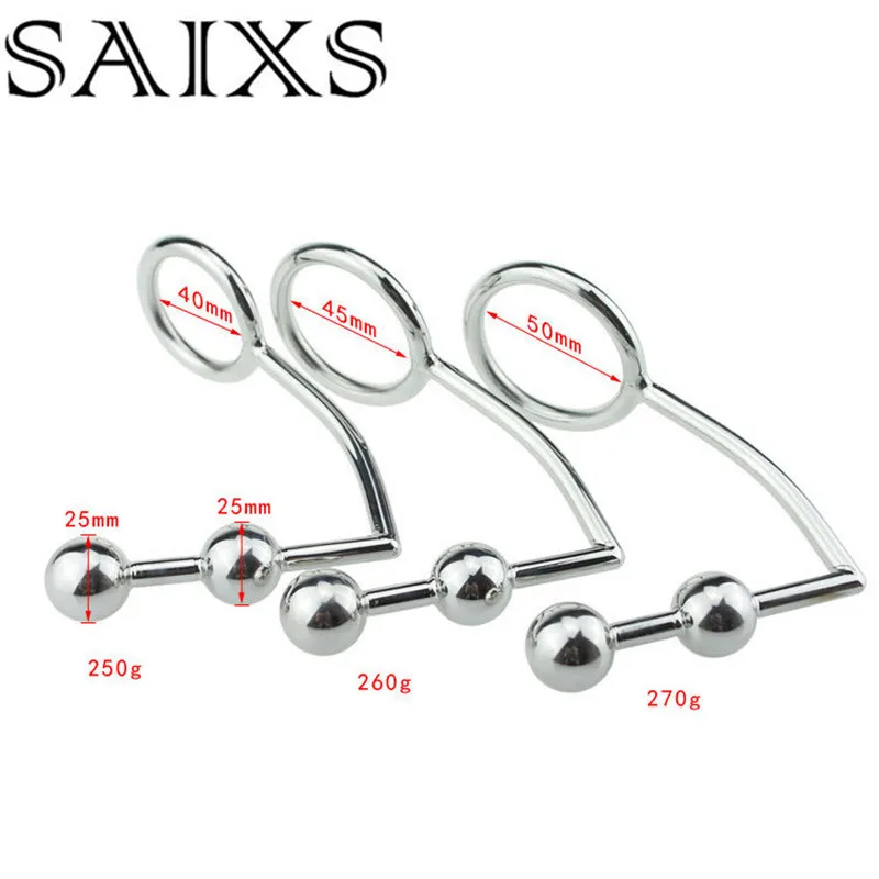 2 мяча Анальный Крюк мужской верности петух замок + анальные пробки/петух