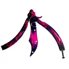 17 см X 7 см для ножа-бабочки автомобильные наклейки водостойкая окклюзия царапина Водонепроницаемая наклейка