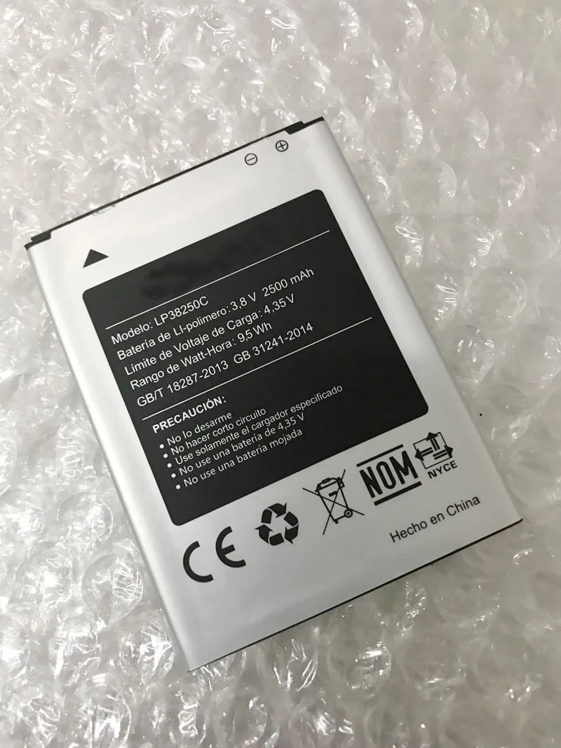 Сменный аккумулятор 3 8 в 2500 мАч/HS-U980 Вт/ч LP38250C для Hisense 1280 5 полимерная батарея Infinity