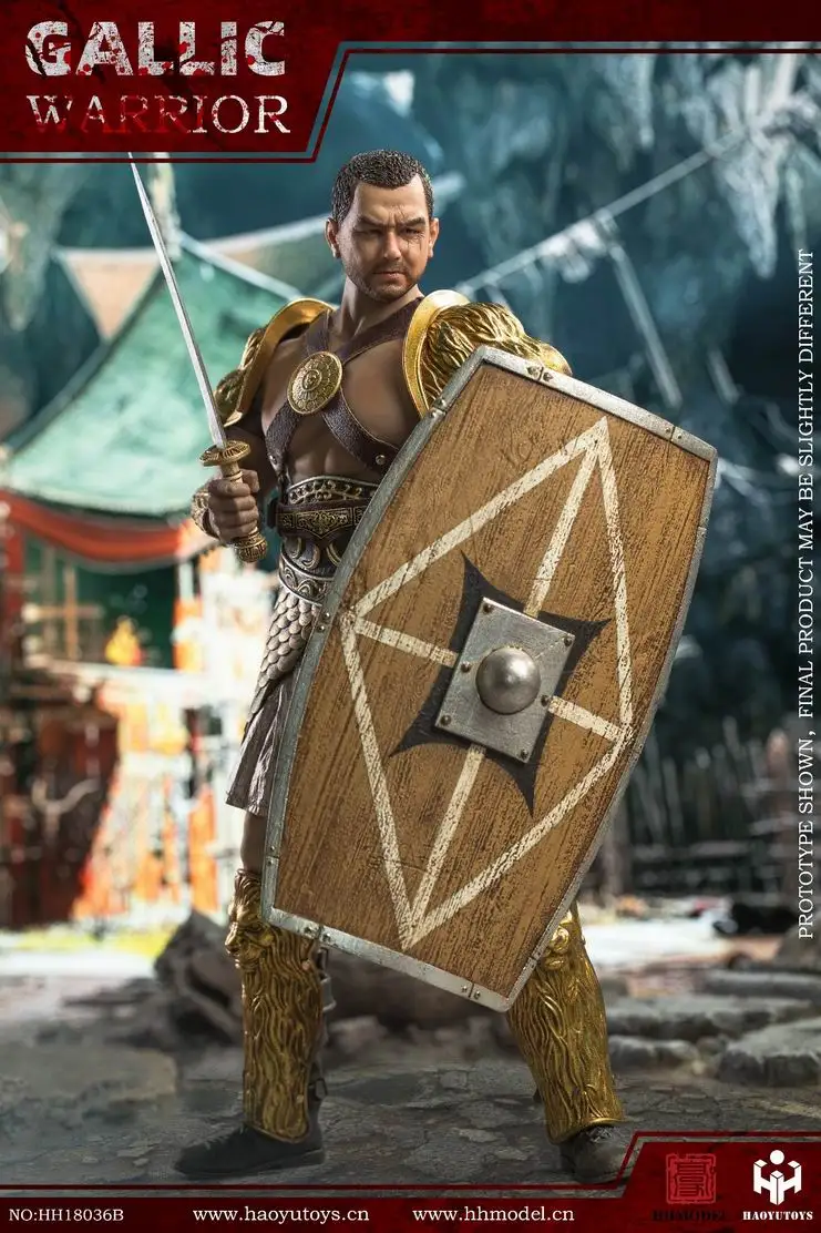 

HHMODEL & HAOYUTOYS HH18036 1/6 Gaul Warrior колоссей Warrior Серебряная Броня Золотая Броня Полный Набор игрушечных фигурок