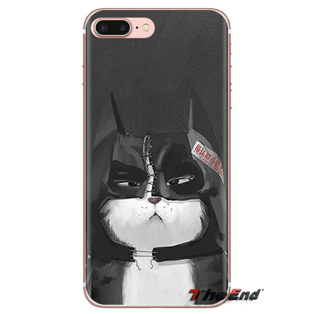 For Xiaomi Redmi 4A S2 Note 3 3S 4 4X 5 Plus 6 7 6A Pro Pocophone F1 Transparent Soft Shell Covers Funny Fat Cat Design Painted |