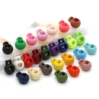 10 шт. Пружинная Застежка, пластиковая застежка, двойная отверстие для шнура, застежка сделай сам, круглая эластичная регулируемая застежка для одежды, шляпы, декоративные пуговицы, аксессуары