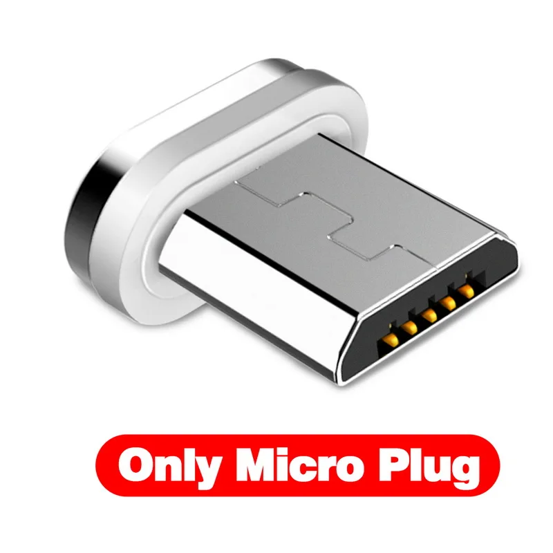 For Micro Plug Магнитный кабель GETIHU 2.5A для iPhone XS samsung, зарядное устройство Micro usb type C, быстрая зарядка, 3,0 магнит, шнур для быстрой зарядки и передачи данных - Цвет: For Micro Plug