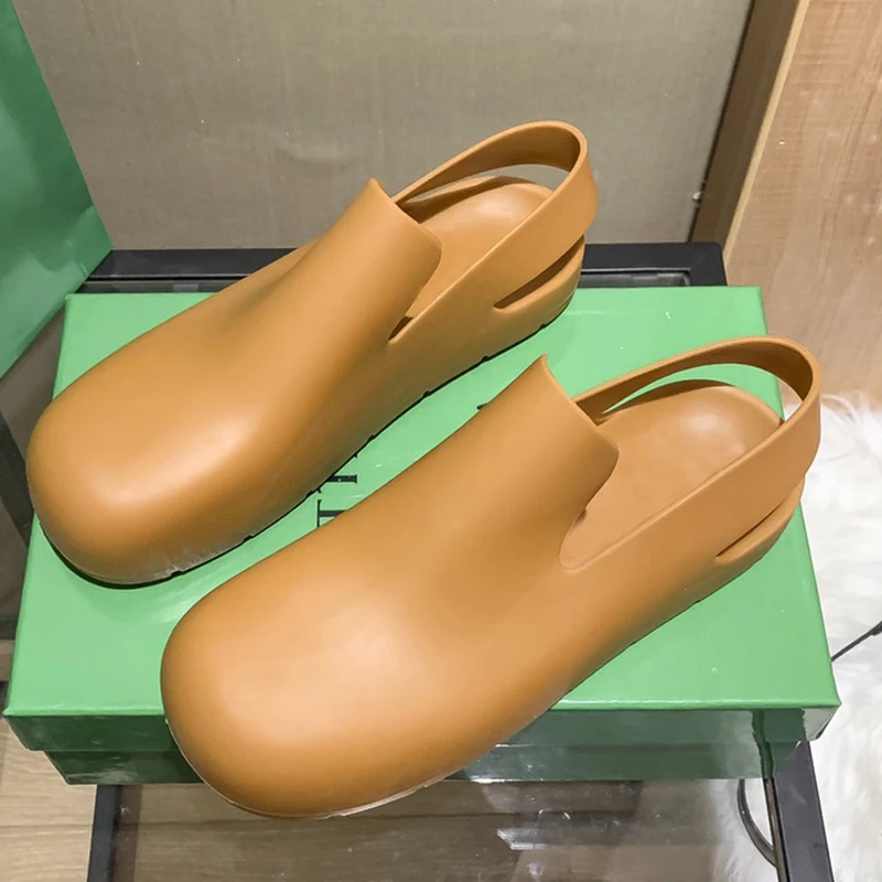 

Sandals Women Summer Luxury Candy Color Jelly Shoes Thick Bottom Back Strap Casual Sandals Fashion Slippers Platform Shoes