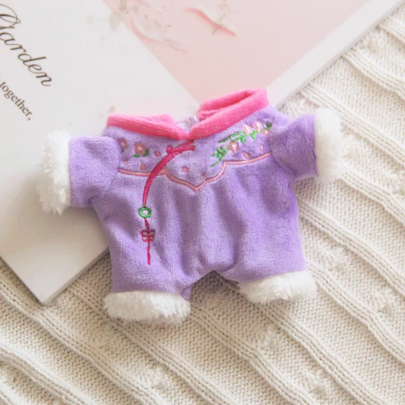 

20cm Star Idol Doll's Purple and Blue Plum Blossom Costume Suit 20cm Star Idol Doll's Clothes Accessories(without Doll)