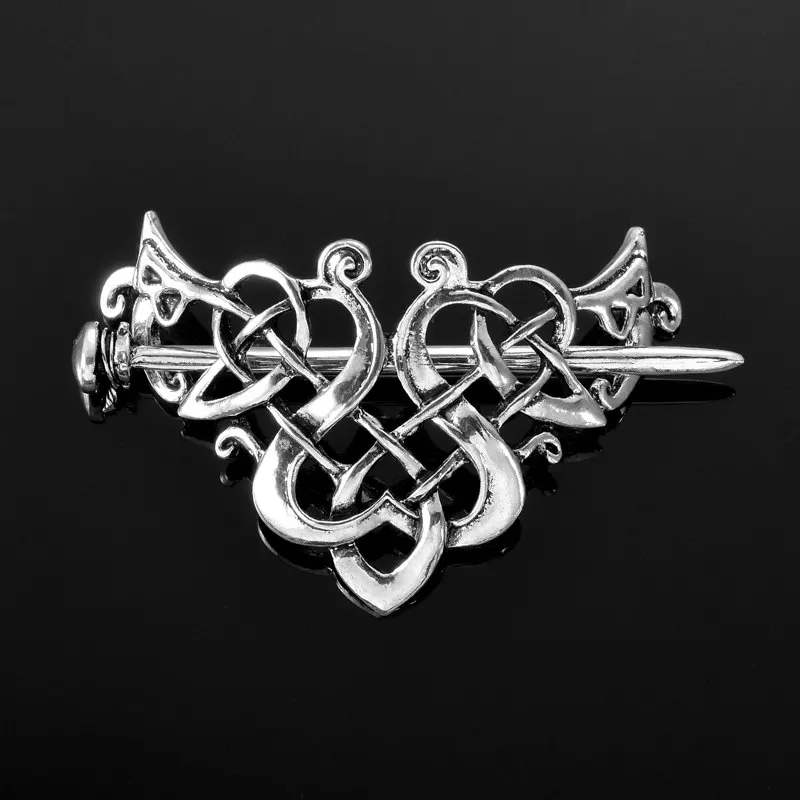 Style 7 Заколки для волос Viking, ювелирные изделия, кельтские узлы, корона, винтажный стиль, золотые и антикварные серебряные заколки для волос, заколки для волос, подарок для девушек и женщин - Окраска металла: Style 7